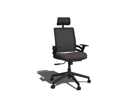 SEDIA SEDILE MOBILI DA UFFICIO CASA D GAMER CASA DA TAVOLO COMPUTER Modello 3D