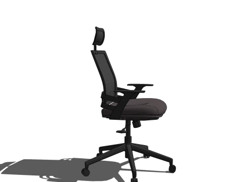 SEDIA SEDILE MOBILI DA UFFICIO CASA D GAMER CASA DA TAVOLO COMPUTER Modello 3D