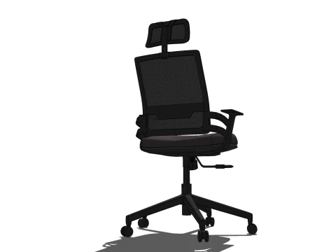 SEDIA SEDILE MOBILI DA UFFICIO CASA D GAMER CASA DA TAVOLO COMPUTER Modello 3D