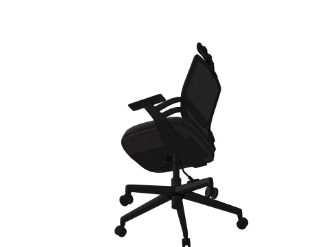 SEDIA SEDILE MOBILI DA UFFICIO CASA D GAMER CASA DA TAVOLO COMPUTER Modello 3D