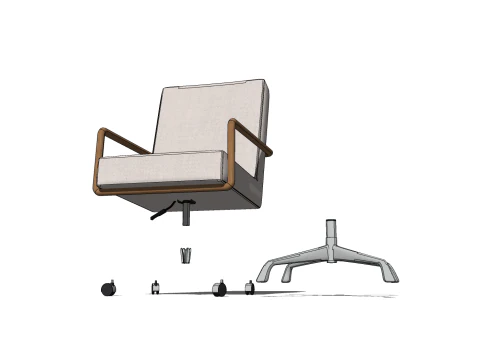 SEDIA SEDILE MOBILI UFFICIO CASA E GAMER CASA TAVOLO COMPUTER Modello 3D