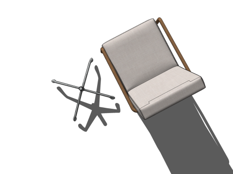 CHAIR SEAT OFFICE FURNITURE HOME E GAMER HOUSE TABLE COMPUTER 3D Model