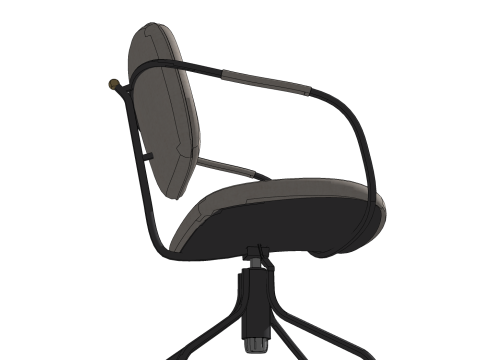 CHAIR SEAT OFFICE FURNITURE HOME F GAMER HOUSE TABLE COMPUTER Modello 3D