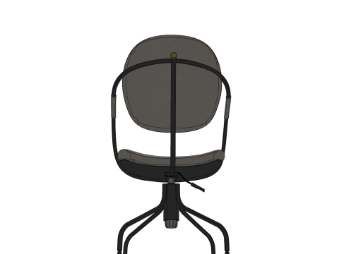 CHAIR SEAT OFFICE FURNITURE HOME F GAMER HOUSE TABLE COMPUTER Modello 3D