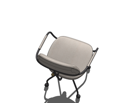 CHAIR SEAT OFFICE FURNITURE HOME F GAMER HOUSE TABLE COMPUTER Modello 3D