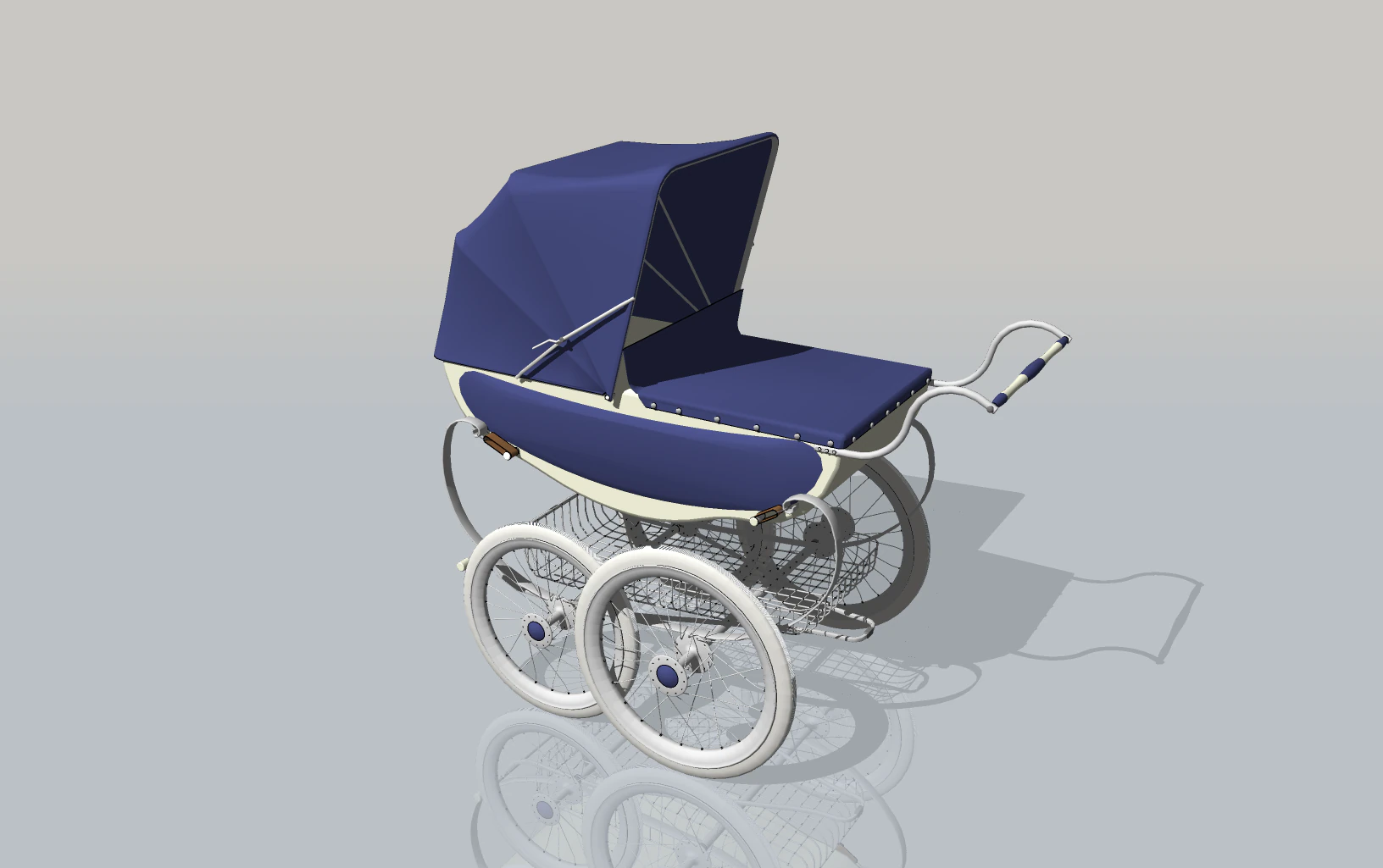 CHILDRENS BABY CARRIER WHEELS CHAIR SEAT OFFICE FURNITURE HOME GAMER HOUSE TABLE 14 COMPUTER PRESCH 3D Model .c4d .max .obj .3ds .fbx .stl .blend 