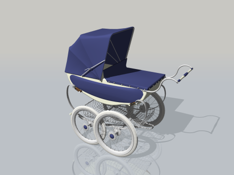 CHILDRENS BABY CARRIER WHEELS CHAIR SEAT OFFICE FURNITURE HOME GAMER HOUSE TABLE 14 COMPUTER PRESCH Modelo 3D