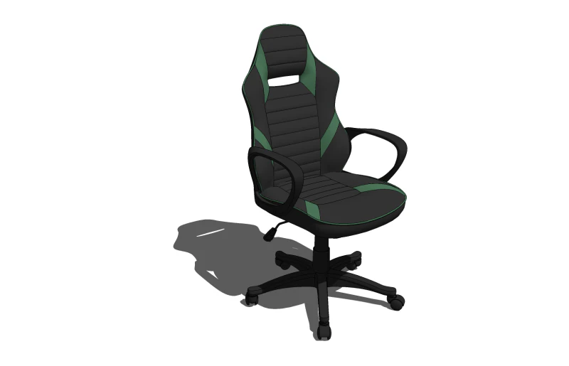 SEDIA SEDILE MOBILI DA UFFICIO CASA GAMER L CASA TAVOLO COMPUTER Modello 3D .c4d .max .obj .3ds .fbx .stl .blend 