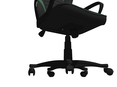CHAIR SEAT OFFICE FURNITURE HOME GAMER L HOUSE TABLE COMPUTER Modello 3D