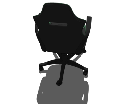 CHAIR SEAT OFFICE FURNITURE HOME GAMER L HOUSE TABLE COMPUTER Modello 3D