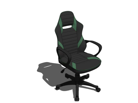 SEDIA SEDILE MOBILI DA UFFICIO CASA GAMER L CASA TAVOLO COMPUTER Modello 3D