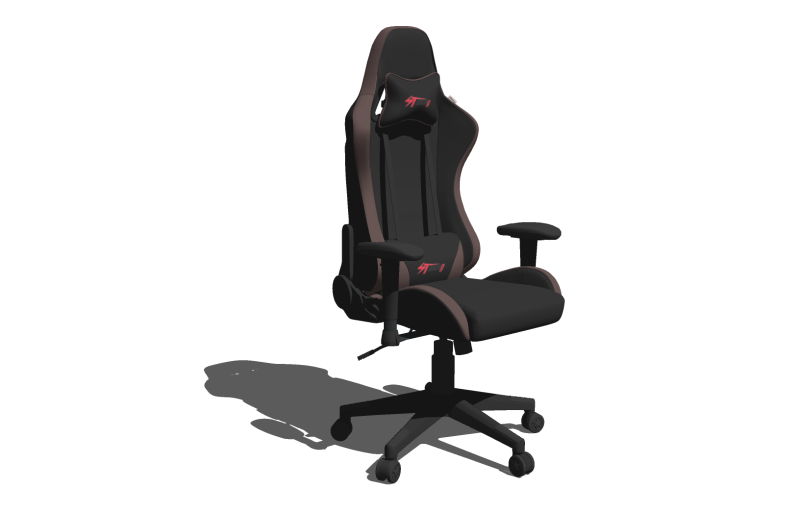 CHAIR SEAT OFFICE FURNITURE HOME GAMER LL HOUSE TABLE COMPUTER 3D Model .c4d .max .obj .3ds .fbx .stl .blend 