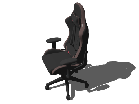 CHAIR SEAT OFFICE FURNITURE HOME GAMER LL HOUSE TABLE COMPUTER 3D Model