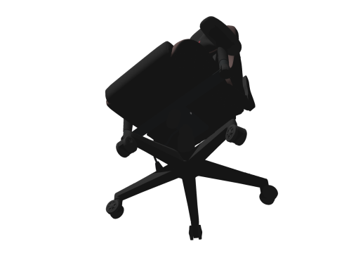 CHAIR SEAT OFFICE FURNITURE HOME GAMER LL HOUSE TABLE COMPUTER 3D Model