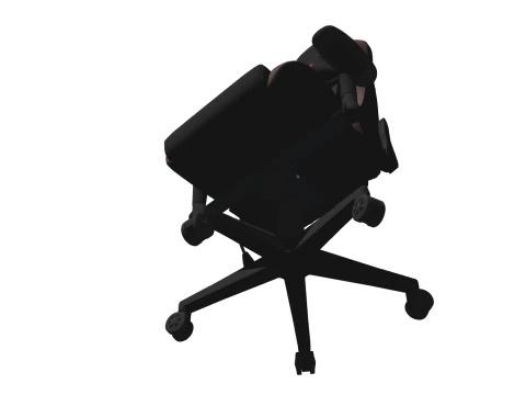 SEDIA SEDILE MOBILI PER UFFICIO CASA GAMER LL CASA TAVOLO COMPUTER Modello 3D