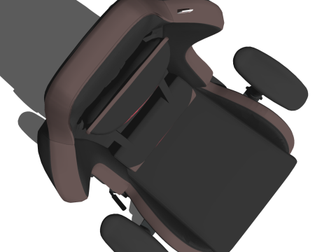 CHAIR SEAT OFFICE FURNITURE HOME GAMER LL HOUSE TABLE COMPUTER 3D Model