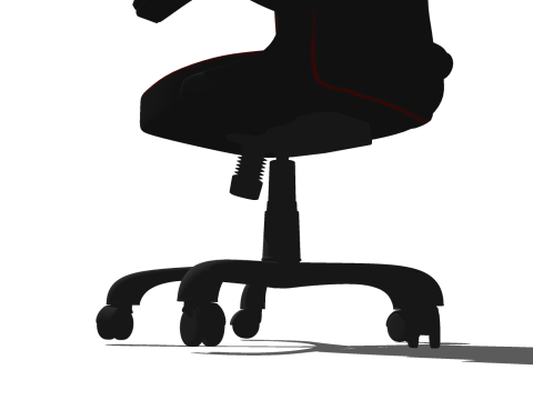 CHAIR SEAT OFFICE FURNITURE HOME N GAMER HOUSE TABLE COMPUTER 3D Model