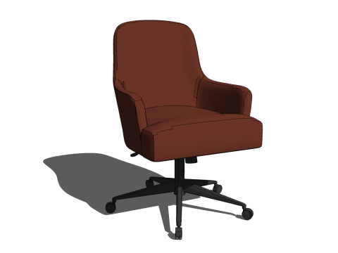 CHAIR SEAT OFFICE FURNITURE HOME GAMER HOUSE TABLE COMPUTER 3D Model