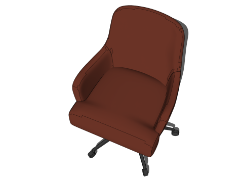 CHAIR SEAT OFFICE FURNITURE HOME GAMER HOUSE TABLE COMPUTER Modelo 3D