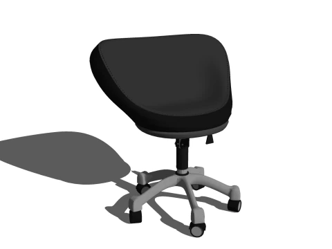 SEDIA SEDILE MOBILI PER UFFICIO CASA O GAMER CASA TAVOLO COMPUTER Modello 3D