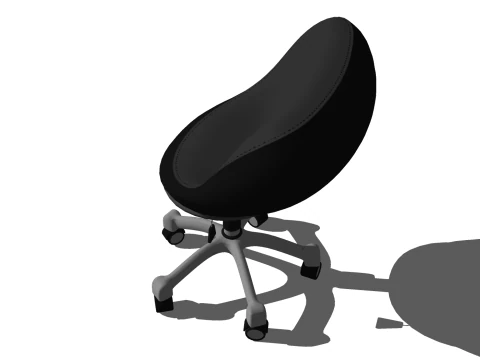 SEDIA SEDILE MOBILI PER UFFICIO CASA O GAMER CASA TAVOLO COMPUTER Modello 3D