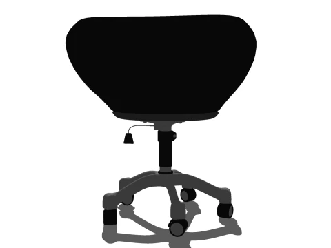 SEDIA SEDILE MOBILI PER UFFICIO CASA O GAMER CASA TAVOLO COMPUTER Modello 3D