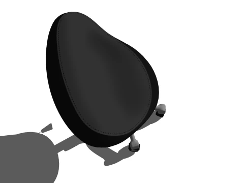 SEDIA SEDILE MOBILI PER UFFICIO CASA O GAMER CASA TAVOLO COMPUTER Modello 3D