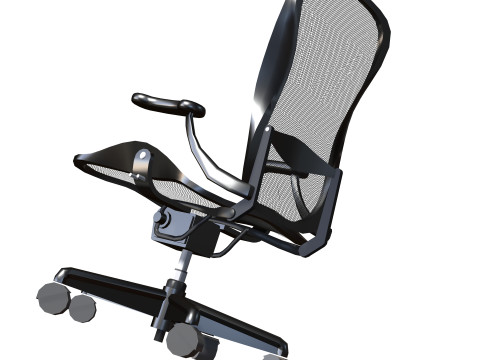 CHAIR SEAT OFFICE FURNITURE HOME P GAMER HOUSE TABLE COMPUTER 3D Model