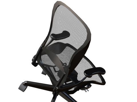 CHAIR SEAT OFFICE FURNITURE HOME P GAMER HOUSE TABLE COMPUTER 3D Model