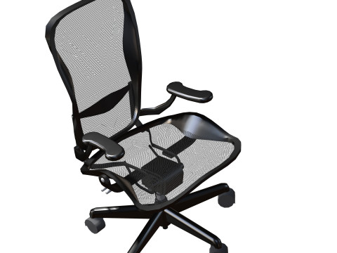 CHAIR SEAT OFFICE FURNITURE HOME P GAMER HOUSE TABLE COMPUTER 3D Model