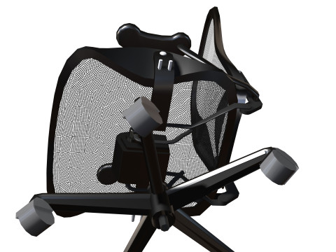 CHAIR SEAT OFFICE FURNITURE HOME P GAMER HOUSE TABLE COMPUTER 3D Model