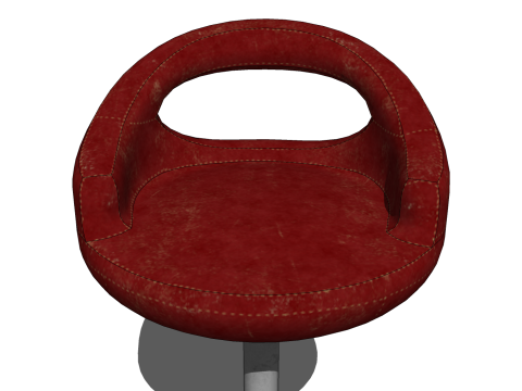 CHAIR SEAT OFFICE FURNITURE HOME RR GAMER HOUSE TABLE COMPUTER 3D 모델