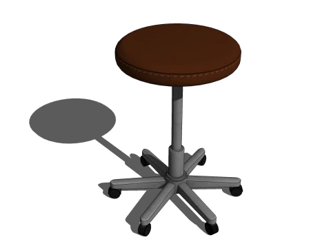 SEDIA SEDILE MOBILI DA UFFICIO CASA DA GIOCO CASA DA TAVOLO COMPUTER Modello 3D