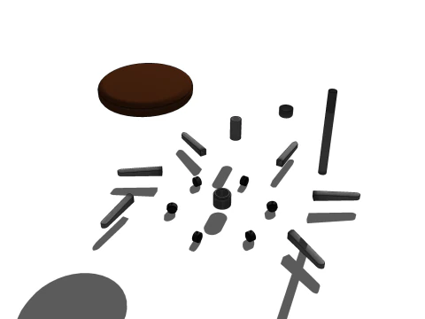 SEDIA SEDILE MOBILI DA UFFICIO CASA DA GIOCO CASA DA TAVOLO COMPUTER Modello 3D