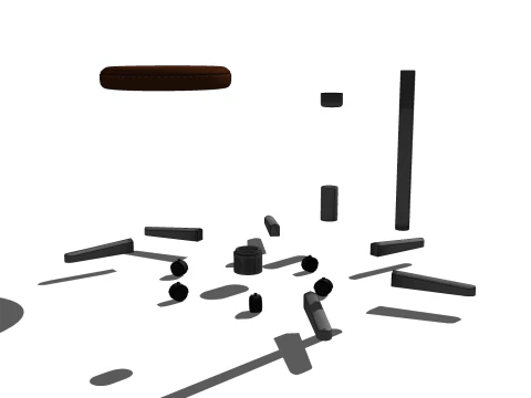 SEDIA SEDILE MOBILI DA UFFICIO CASA DA GIOCO CASA DA TAVOLO COMPUTER Modello 3D