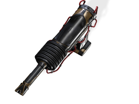 ALIEN BLASTER SPACE SCIFI SHIP WEAPON ROBOT GALAXY STAR WARS JEDI METAL RIFLE Modelo 3D