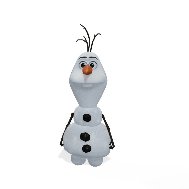 OLAF FROZEN RIGGED STL OBJ FBX FROZEN FANTASY CASTLE MEDIEVAL TIMES ELSA OLAF Modelo 3D .c4d .max .obj .3ds .fbx .stl .blend