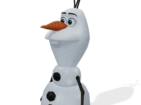 OLAF FROZEN RIGGED STL OBJ FBX FROZEN FANTASY CASTLE MEDIEVAL TIMES ELSA OLAF Modelo 3D