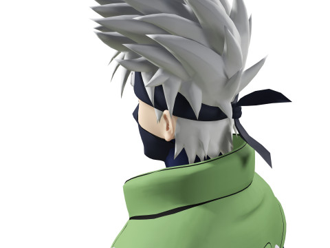 HATAKE KAKASHI NARUTO POKMON NINJA WARRIOR FREE DOWNLOAD 3D MODEL FBX OBJ 3D Модель