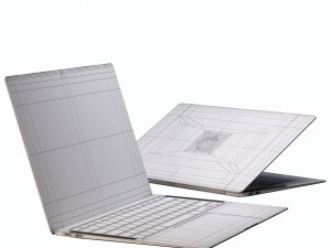 apple macbook air 13 Modello 3D