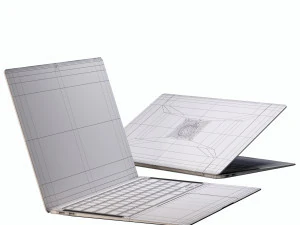 apple macbook air 13 3D Model