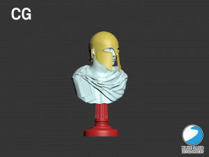 greek style bust and corinthian helmet bundle 3D Print Model