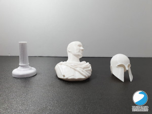 greek style bust and corinthian helmet bundle 3D Print Model