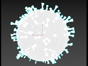 coronavirus covid-19 3ds max 3D Model