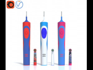 oral-b vitality electric toothbrushes 3D Model