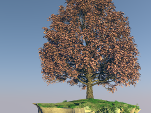 flying islands 3D Модель