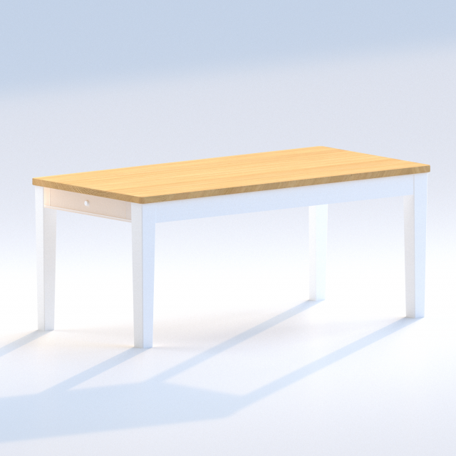 loft table on alvina white laredoute interieurs art 2080702 - gdj543 3D 模型 .c4d .max .obj .3ds .fbx .stl .blend