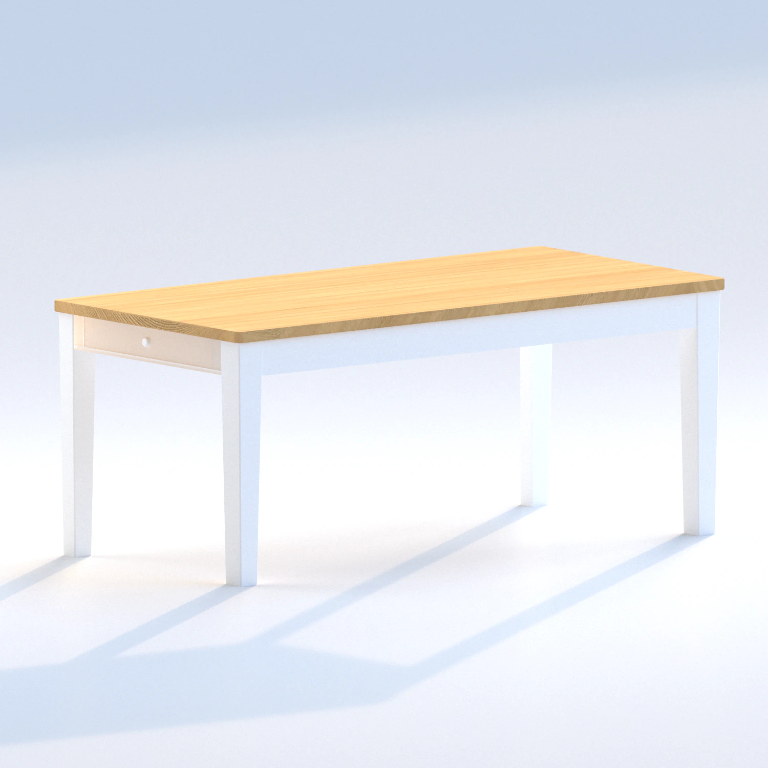 loft table on alvina white laredoute interieurs art 2080702 - gdj543 3D Model .c4d .max .obj .3ds .fbx .stl .blend 