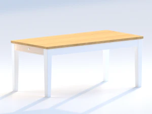 meja loteng di atas alvina white laredoute interieurs art 2080702 - gdj543 Model 3D