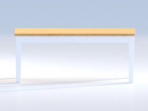 loft table on alvina white laredoute interieurs art 2080702 - gdj543 3D 模型